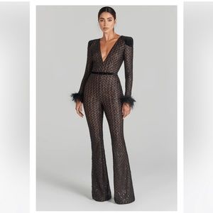 Nadine Merabi jumpsuit worn once, size Xs